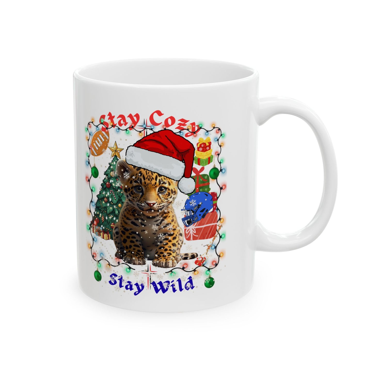 Holiday Magic Ceramic Mug - Festive Coffee Cup for Christmas Cheer