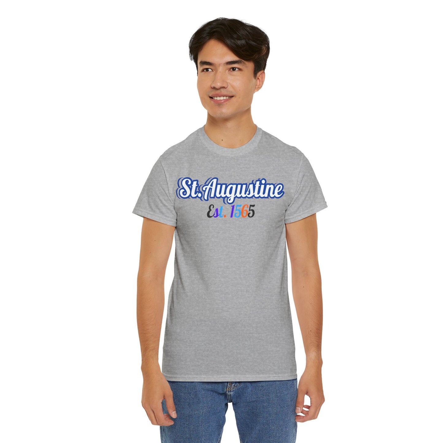 St. Augustine Heritage Unisex Tee | Casual Cotton Shirt, Vintage Style, Gift for Travelers, Family Trip, Historic City Wear