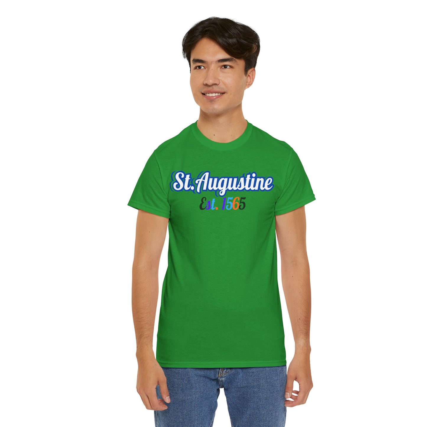St. Augustine Heritage Unisex Tee | Casual Cotton Shirt, Vintage Style, Gift for Travelers, Family Trip, Historic City Wear