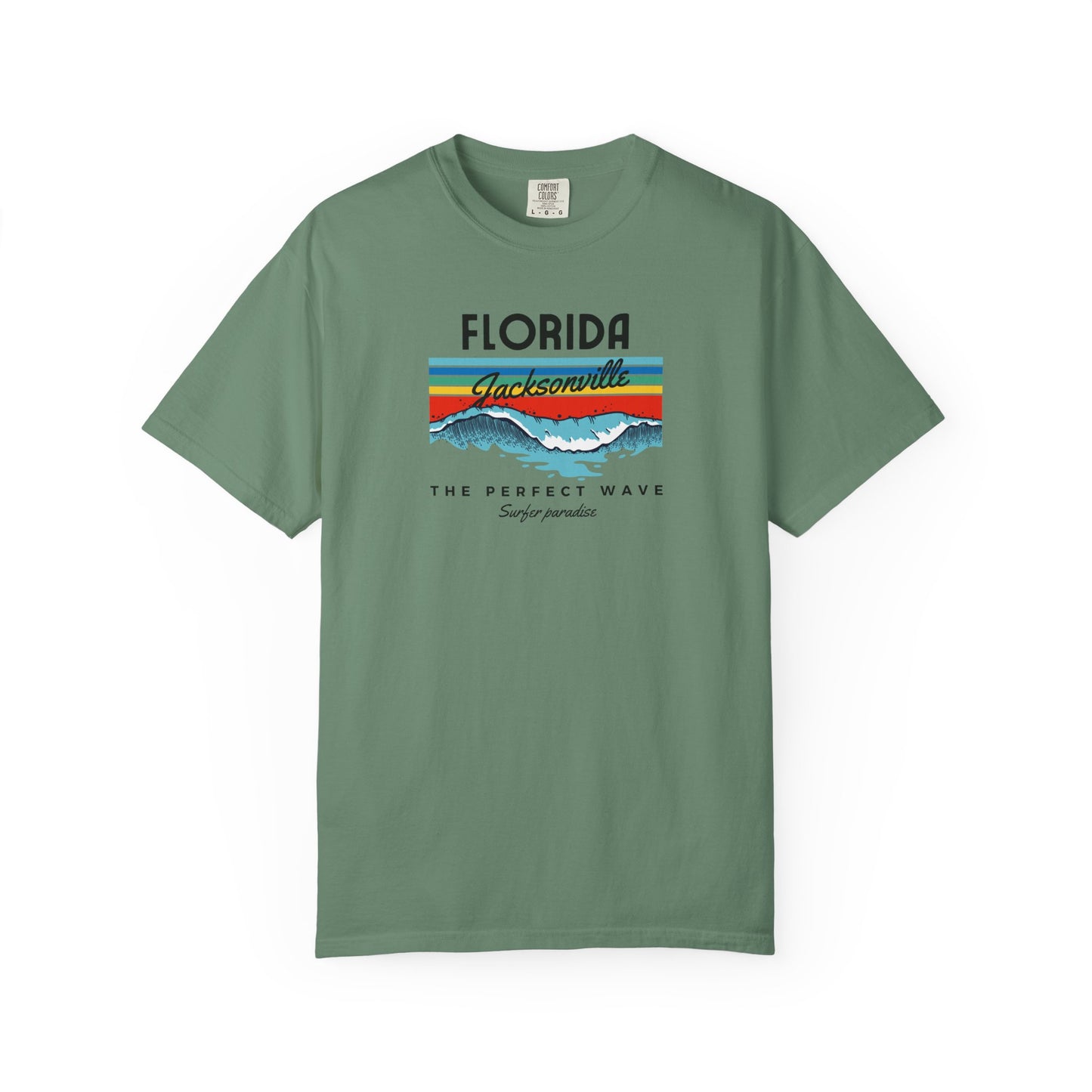 Florida Wave Graphic T-Shirt, Unisex Summer Tee, Beach Lover Gift, Adventure Shirt, Casual Wear, Vacation Apparel