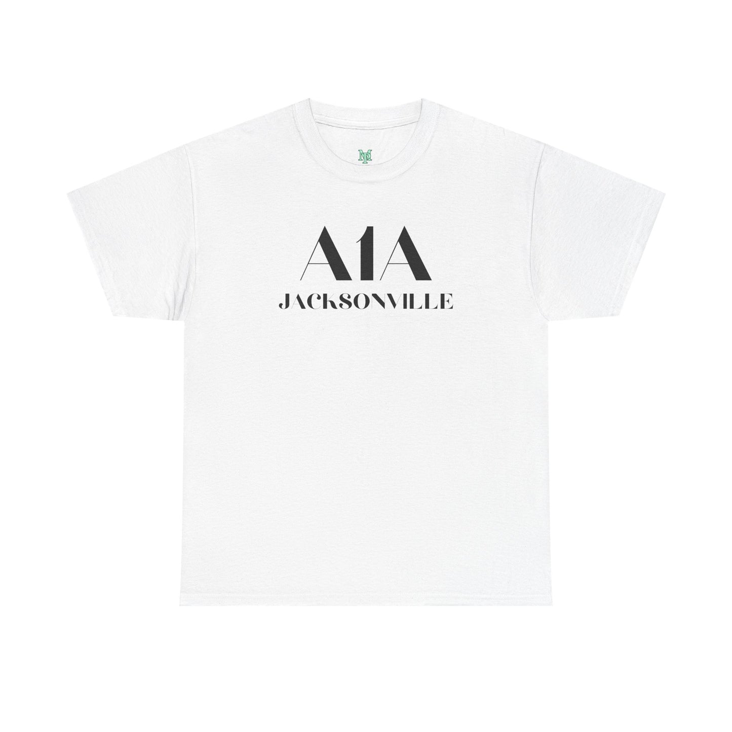 Jacksonville A1A Unisex Heavy Cotton-Gildan 5000-Tee, Casual Wear, Beach Outfit, Souvenir Shirt, Gift for Travelers, Summer Fashion
