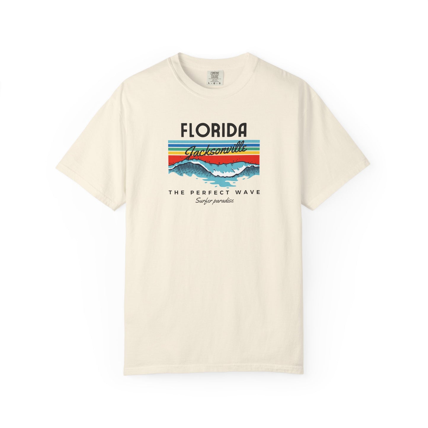 Florida Wave Graphic T-Shirt, Unisex Summer Tee, Beach Lover Gift, Adventure Shirt, Casual Wear, Vacation Apparel