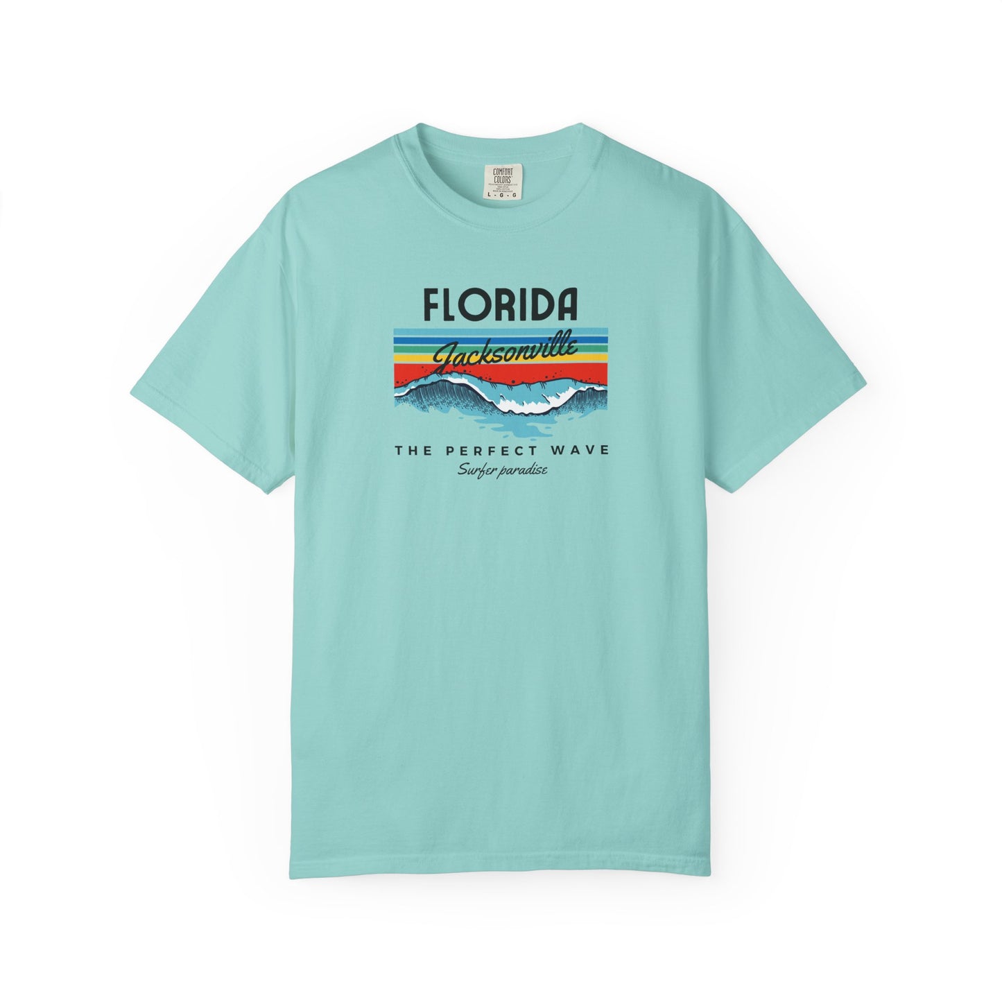Florida Wave Graphic T-Shirt, Unisex Summer Tee, Beach Lover Gift, Adventure Shirt, Casual Wear, Vacation Apparel