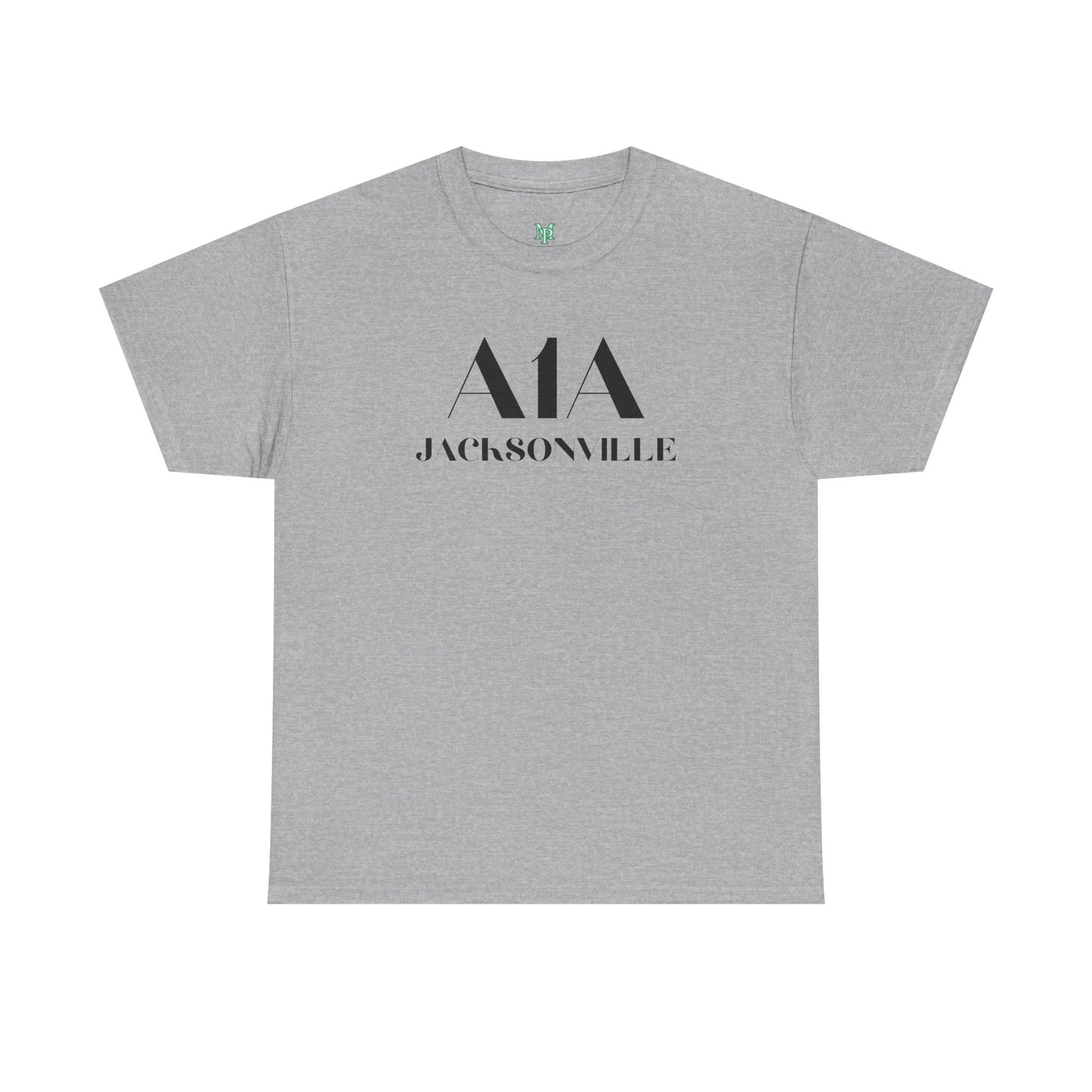 Jacksonville A1A Unisex Heavy Cotton-Gildan 5000-Tee, Casual Wear, Beach Outfit, Souvenir Shirt, Gift for Travelers, Summer Fashion