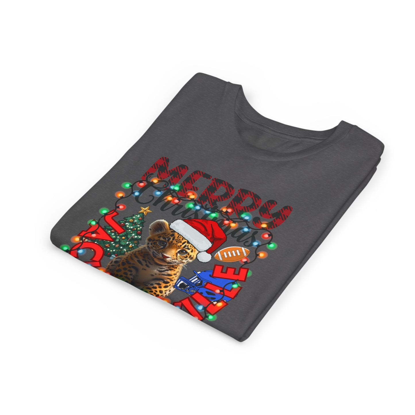 Merry Jacksonville Christmas Youth Tee BELLA+CANVAS 3001 Y