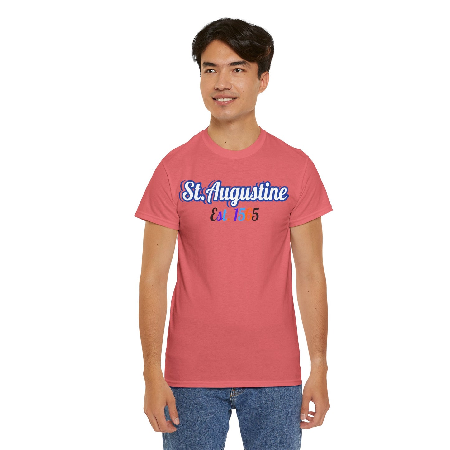 St. Augustine Heritage Unisex Tee | Casual Cotton Shirt, Vintage Style, Gift for Travelers, Family Trip, Historic City Wear