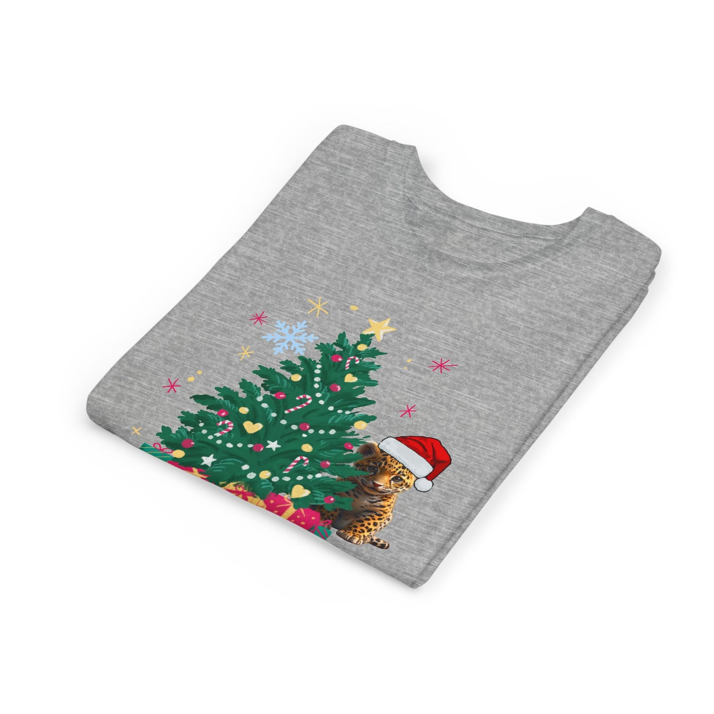 Merry Christmas Youth Tee BELLA+CANVAS 3001 Y