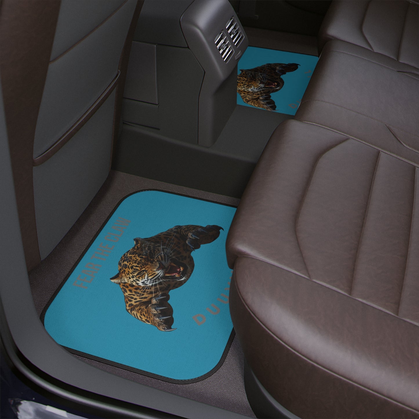 Jaguar Car Floor Mat - 'Fear the Claw' Design