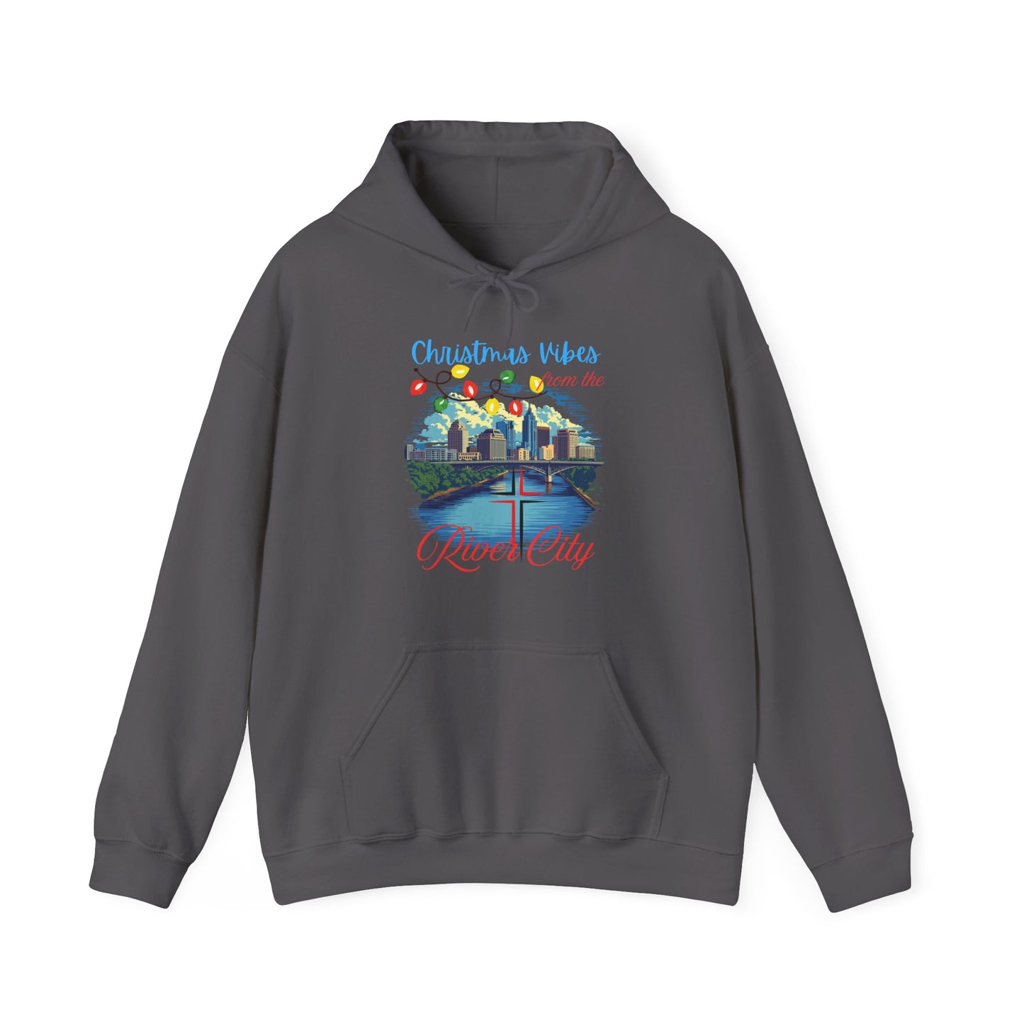 Christmas Vibes  GILDAN 18500-Hoodie - Unisex Heavy Blend™ Sweatshirt for Holiday Cheer