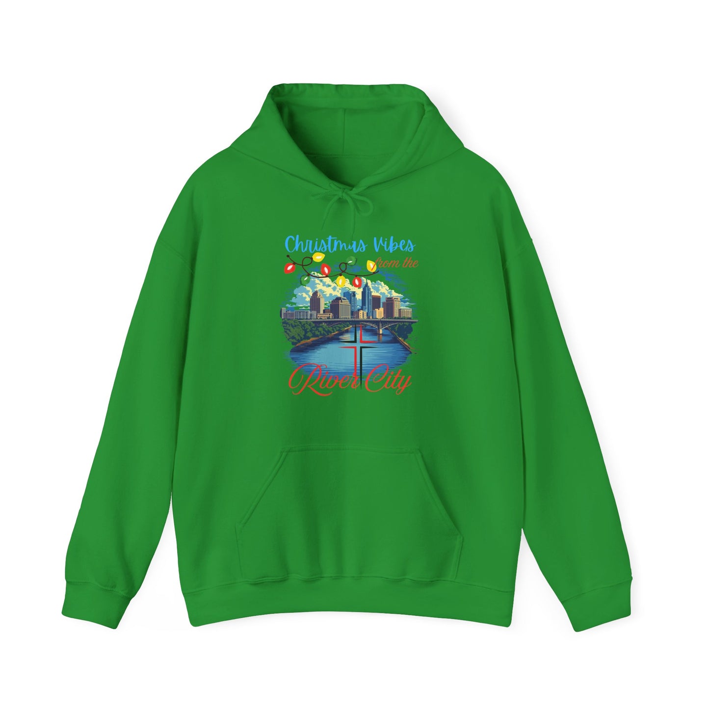 Christmas Vibes  GILDAN 18500-Hoodie - Unisex Heavy Blend™ Sweatshirt for Holiday Cheer