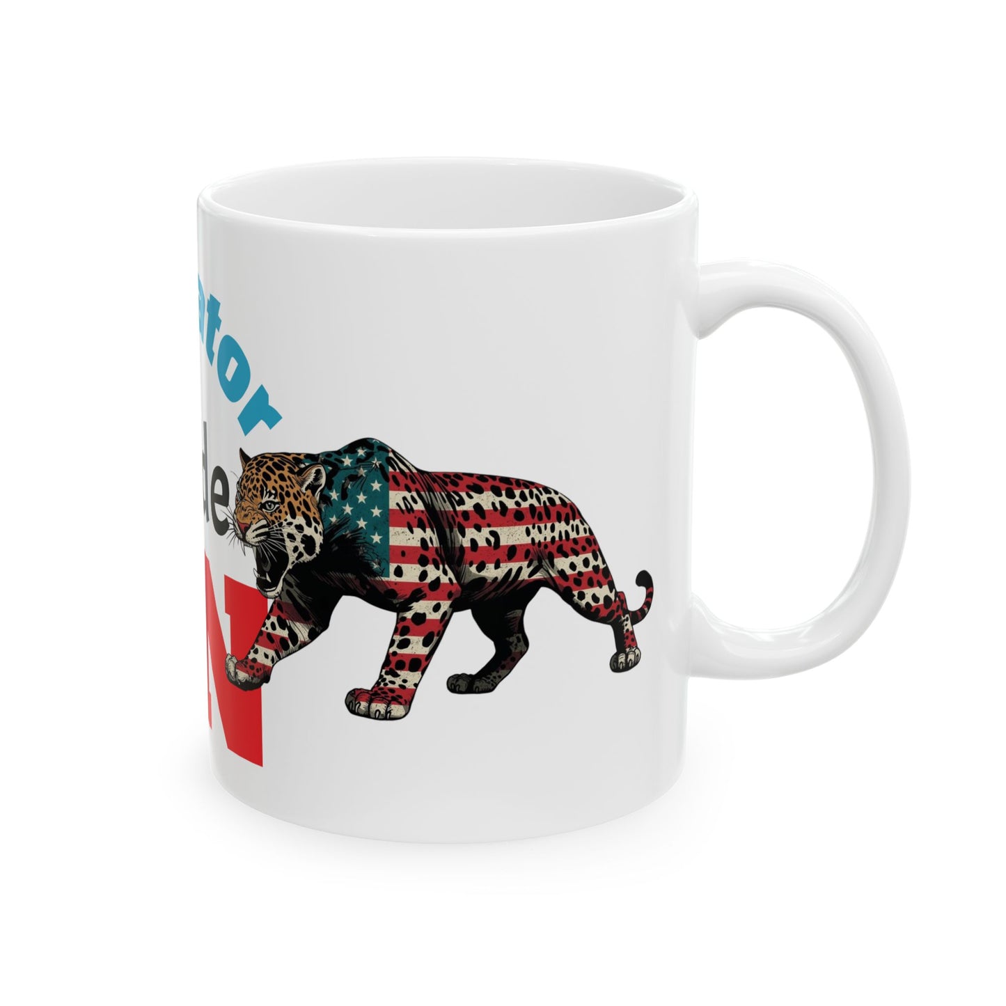 Predator Mode ON Ceramic Mug | Funny Gift for Gamers, Coffee Lovers, Predator Fans | Unique Kitchen Decor, Birthday or Holiday Present