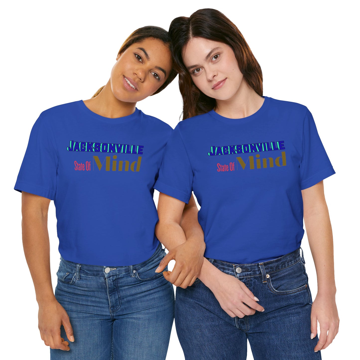 Jacksonville State Of Mind Unisex- BELLA+CANVAS-Tee, Casual Wear, Travel Shirt, Gift for Locals, Florida Pride, Comfortable Everyday Tee
