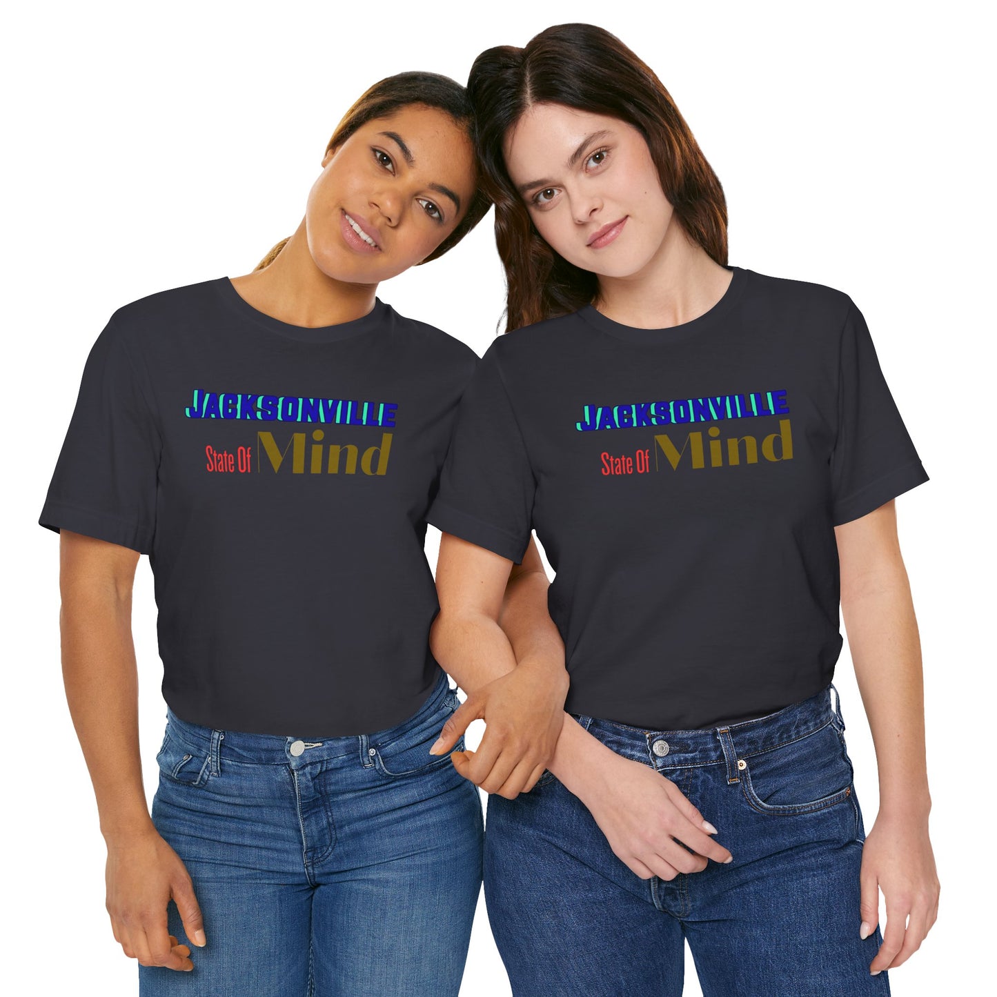 Jacksonville State Of Mind Unisex- BELLA+CANVAS-Tee, Casual Wear, Travel Shirt, Gift for Locals, Florida Pride, Comfortable Everyday Tee