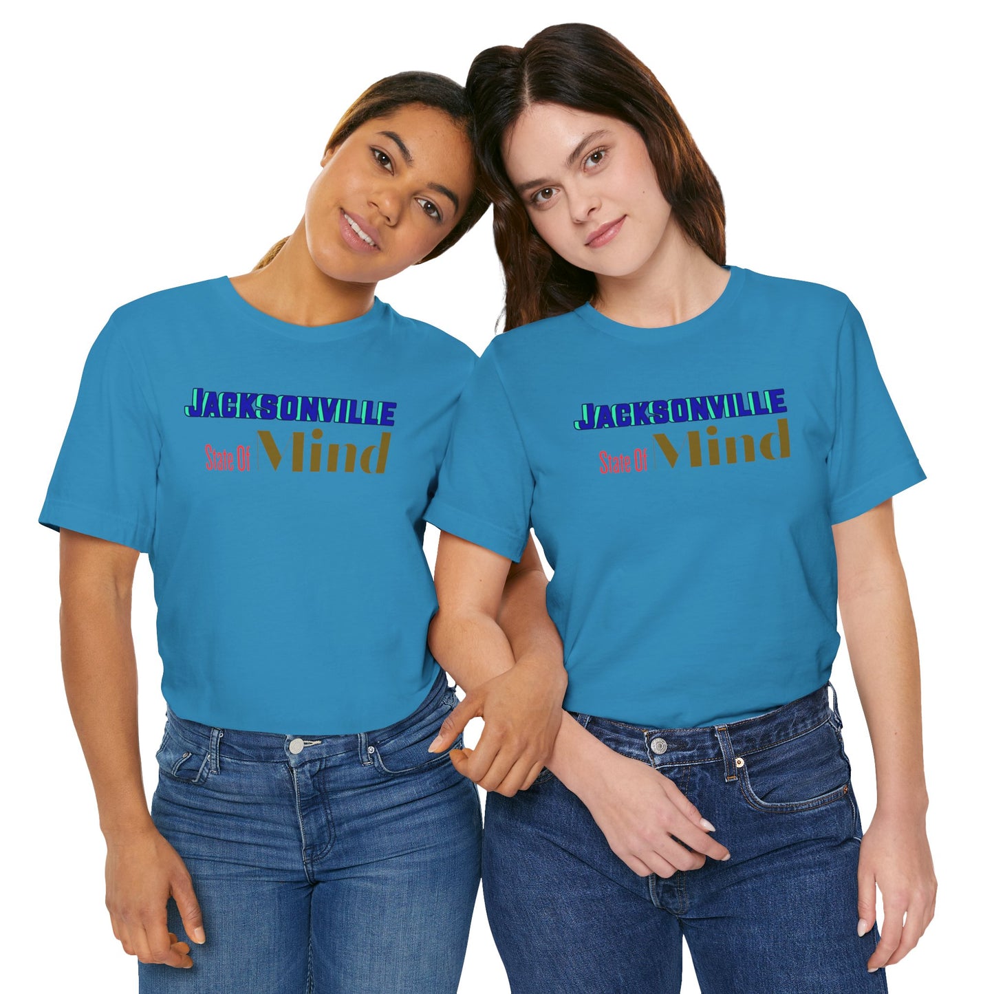 Jacksonville State Of Mind Unisex- BELLA+CANVAS-Tee, Casual Wear, Travel Shirt, Gift for Locals, Florida Pride, Comfortable Everyday Tee