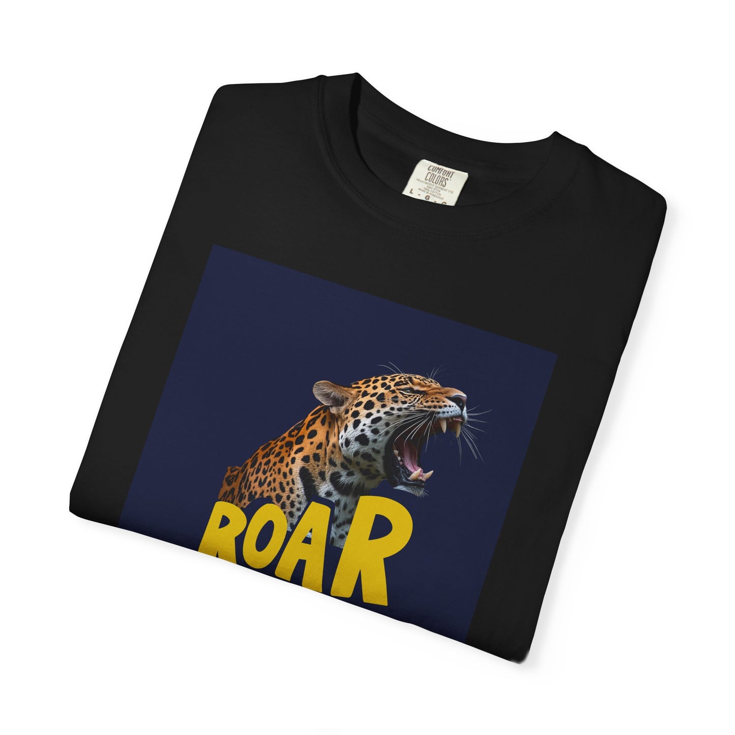 Roar Unisex Garment-Dyed T-Shirt, Wild Life Tee, Animal Lover Gift, Casual Wear, Birthday Present, Unisex Graphic Shirt