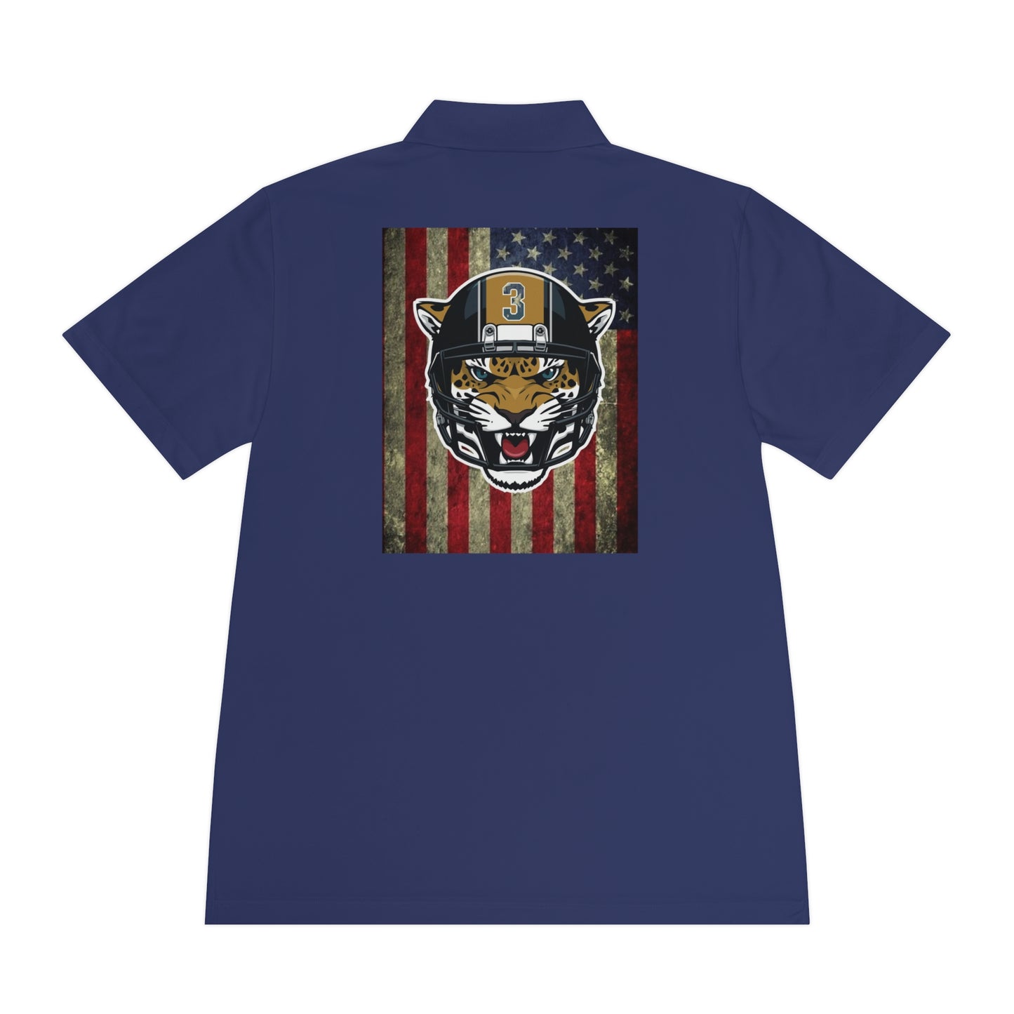 Patriotic Sport Polo Shirt for Men, Casual Wear, Fitness Apparel, Golf Shirt, Outdoor Activities, Gift for Sports Enthusiasts