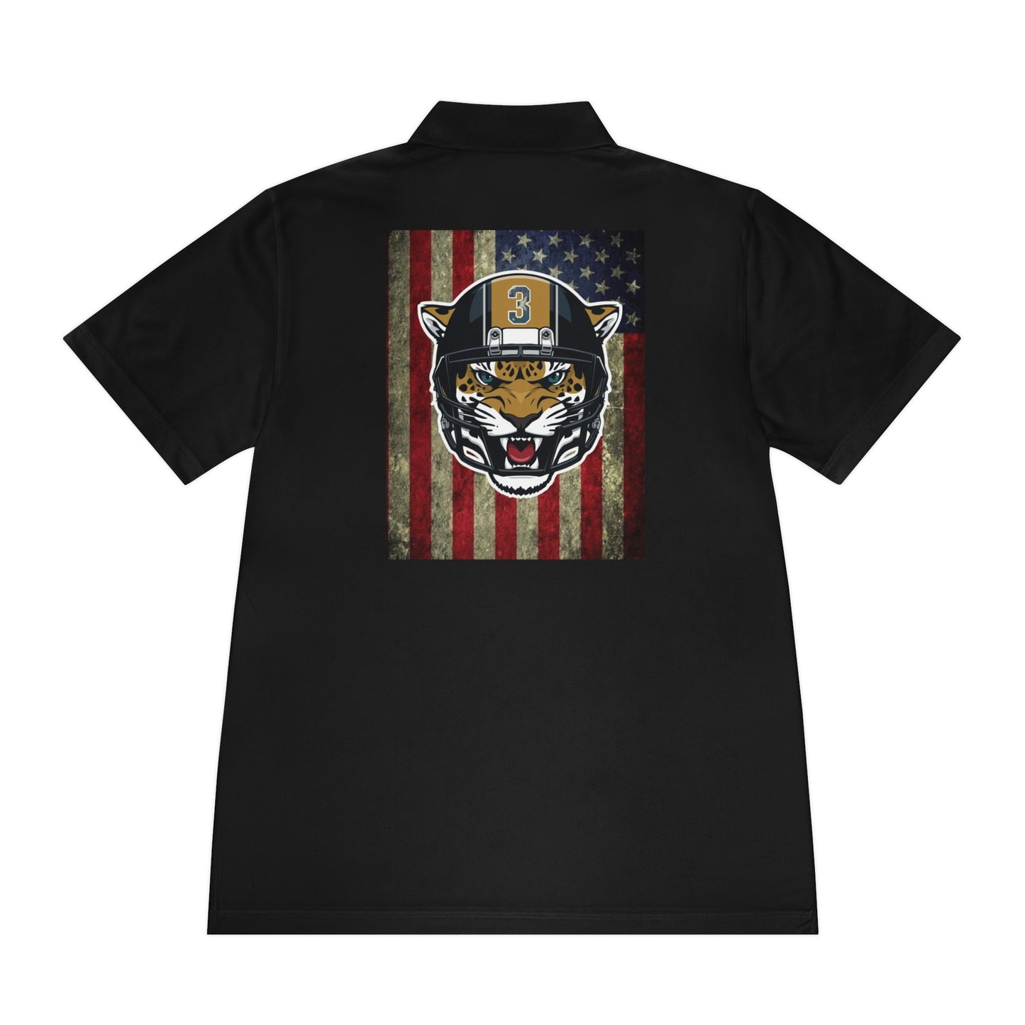 Patriotic Sport Polo Shirt for Men, Casual Wear, Fitness Apparel, Golf Shirt, Outdoor Activities, Gift for Sports Enthusiasts