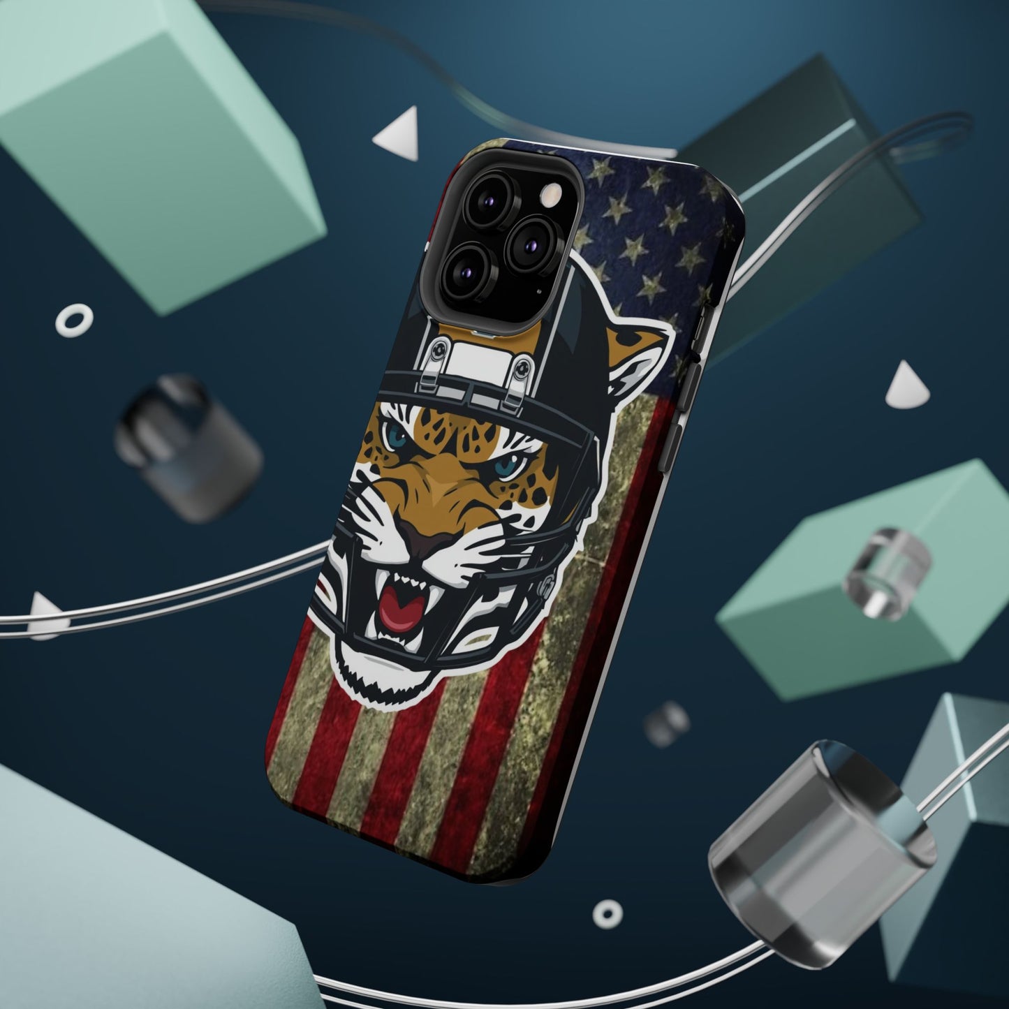 Bold Sports Phone Case, Magnetic Impact-Resistant Case, Football Lover Gift, Team Spirit Accessory, Patriotic Phone Cover, Durable [...]