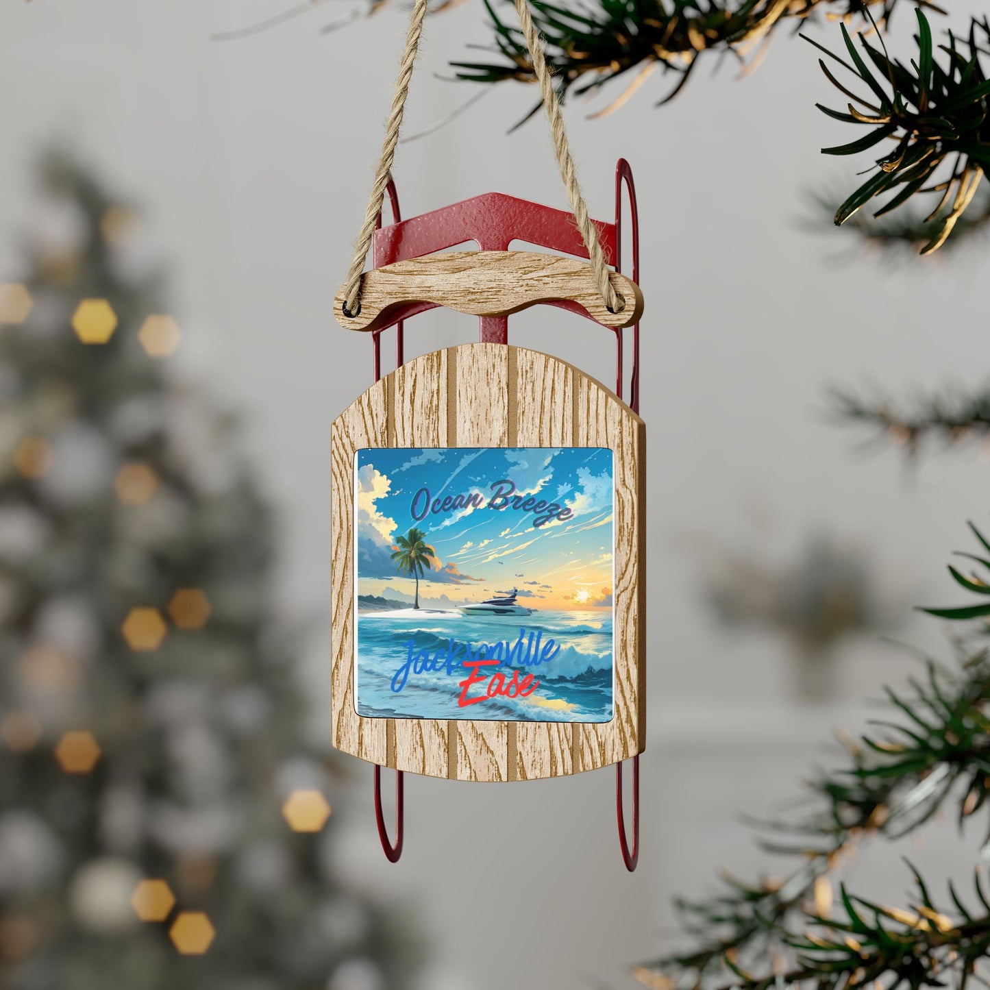 Sled Ornaments