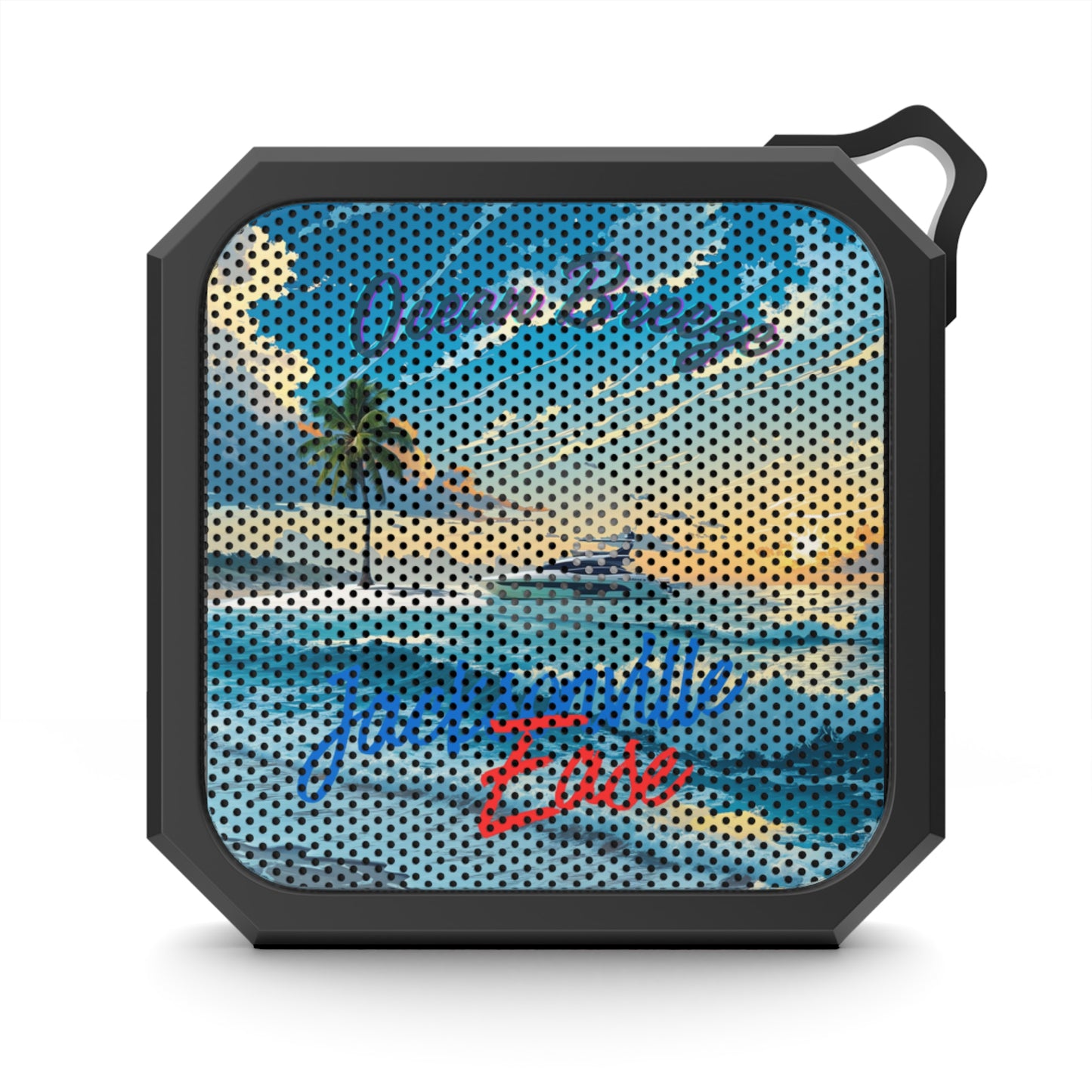 Outdoor Bluetooth Speaker with Tropical Vibe, Portable Sound System for Beach Lovers, Water-Resistant Speaker for Camping, Party, [...]