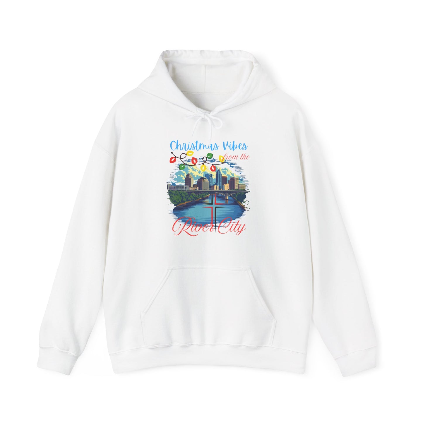 Christmas Vibes  GILDAN 18500-Hoodie - Unisex Heavy Blend™ Sweatshirt for Holiday Cheer