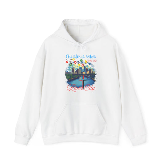 Christmas Vibes  GILDAN 18500-Hoodie - Unisex Heavy Blend™ Sweatshirt for Holiday Cheer