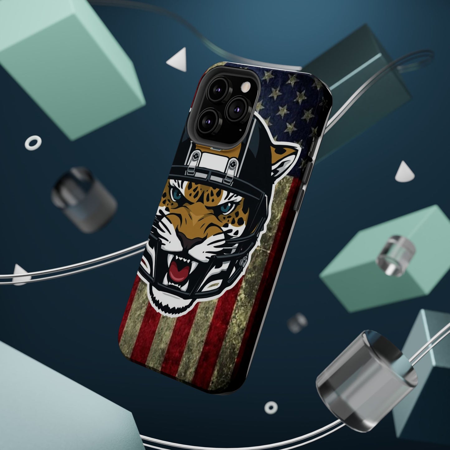 Bold Sports Phone Case, Magnetic Impact-Resistant Case, Football Lover Gift, Team Spirit Accessory, Patriotic Phone Cover, Durable [...]