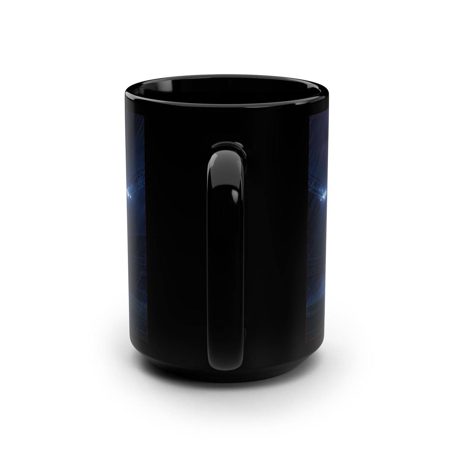 Patriotic Black Mug with Roaring Tiger Design, Ideal for Veterans Day, Memorial Day, Tea Lovers, Coffee Gifts, 15oz Cup