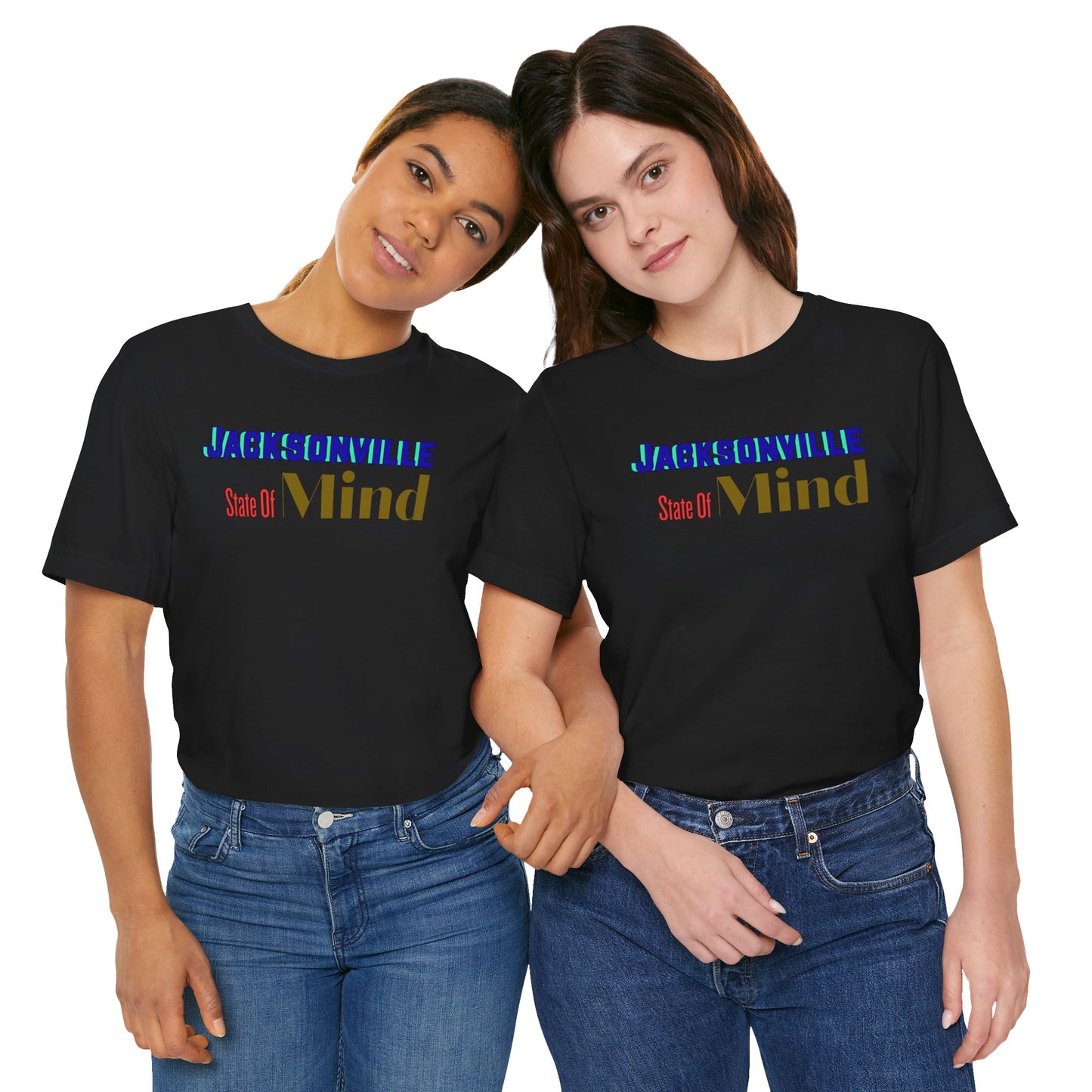 Jacksonville State Of Mind Unisex- BELLA+CANVAS-Tee, Casual Wear, Travel Shirt, Gift for Locals, Florida Pride, Comfortable Everyday Tee