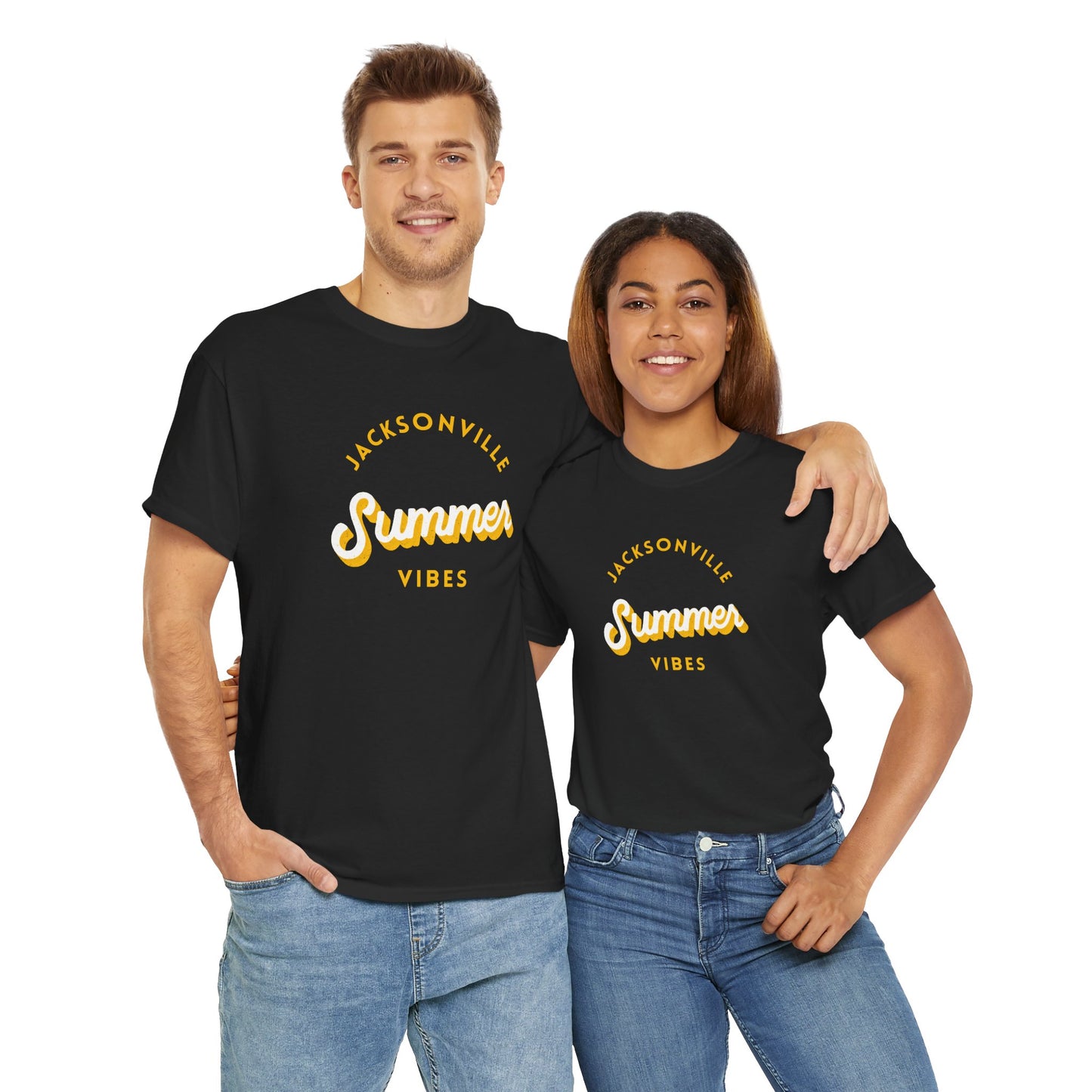 Jacksonville Summer Vibes Tee, Unisex T-Shirt, Casual Summer Fashion, Gift for Beach Lovers, Vacation Outfit, Retro Graphic Tee