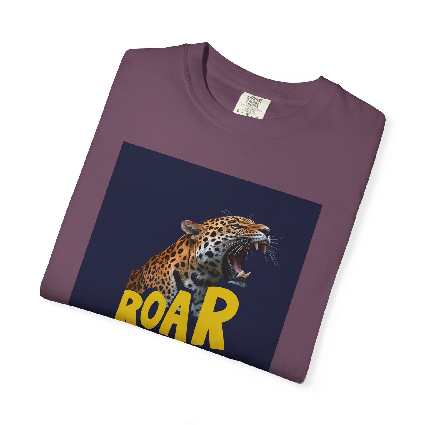 Roar Unisex Garment-Dyed T-Shirt, Wild Life Tee, Animal Lover Gift, Casual Wear, Birthday Present, Unisex Graphic Shirt