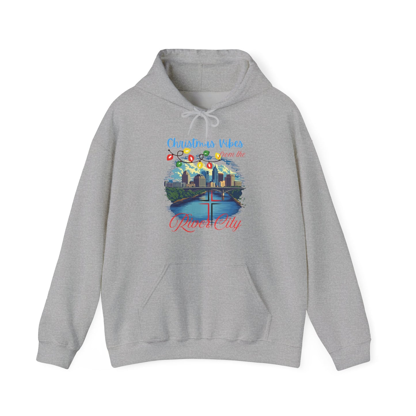 Christmas Vibes  GILDAN 18500-Hoodie - Unisex Heavy Blend™ Sweatshirt for Holiday Cheer