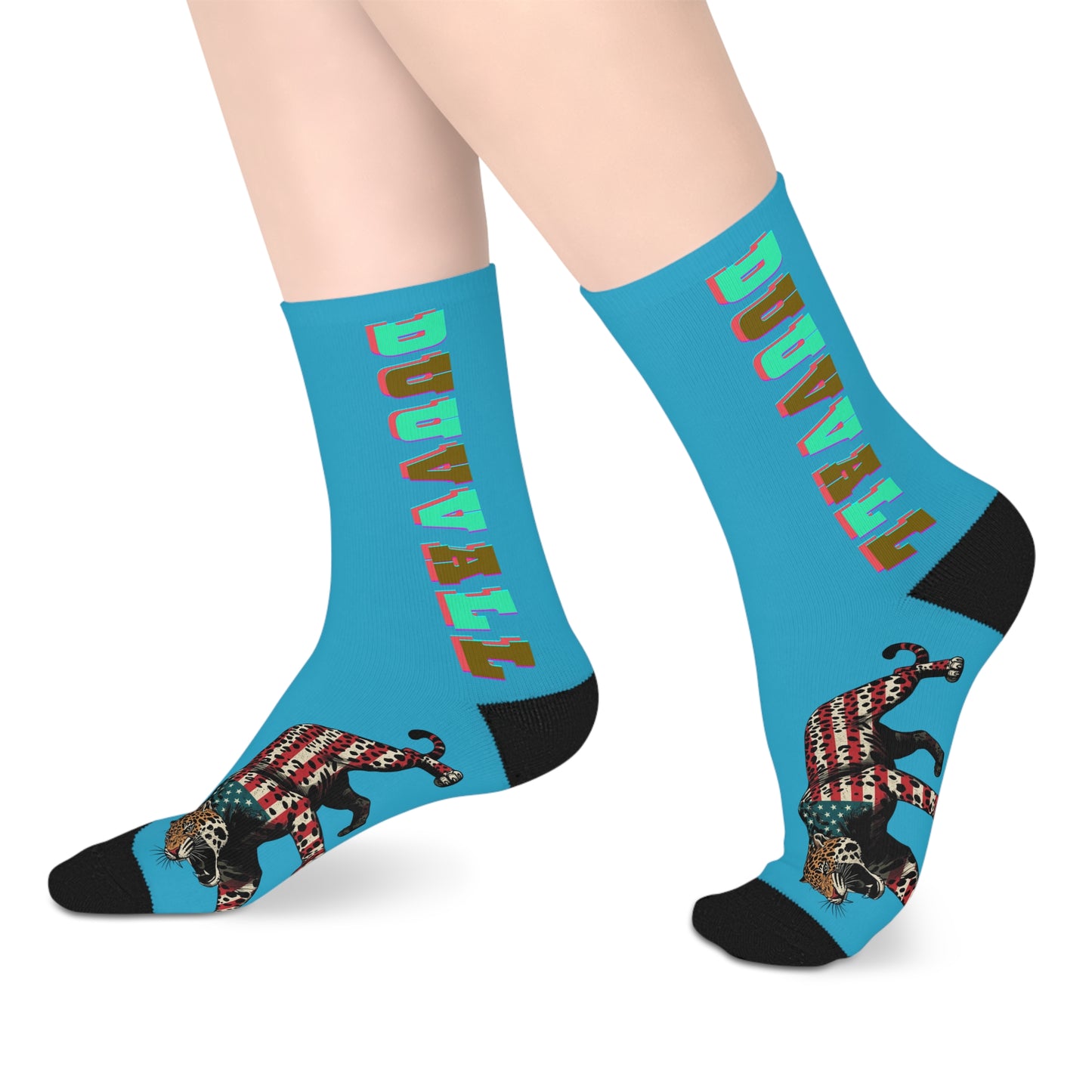 Vibrant Mid-Length Socks with Funky Design for Casual Style, Fun Gift, Cozy Wear, Everyday Footwear, Unique Fashion