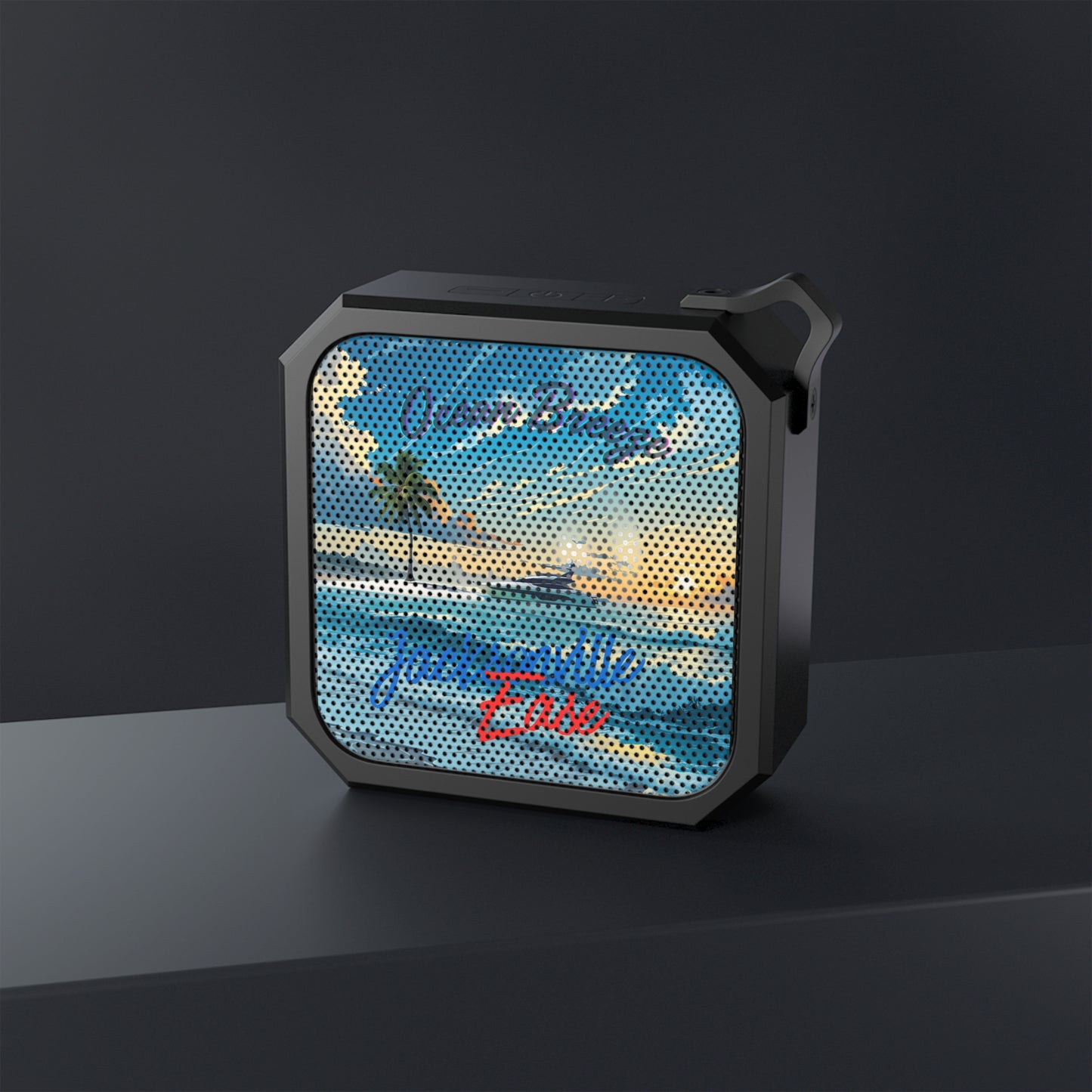Outdoor Bluetooth Speaker with Tropical Vibe, Portable Sound System for Beach Lovers, Water-Resistant Speaker for Camping, Party, [...]