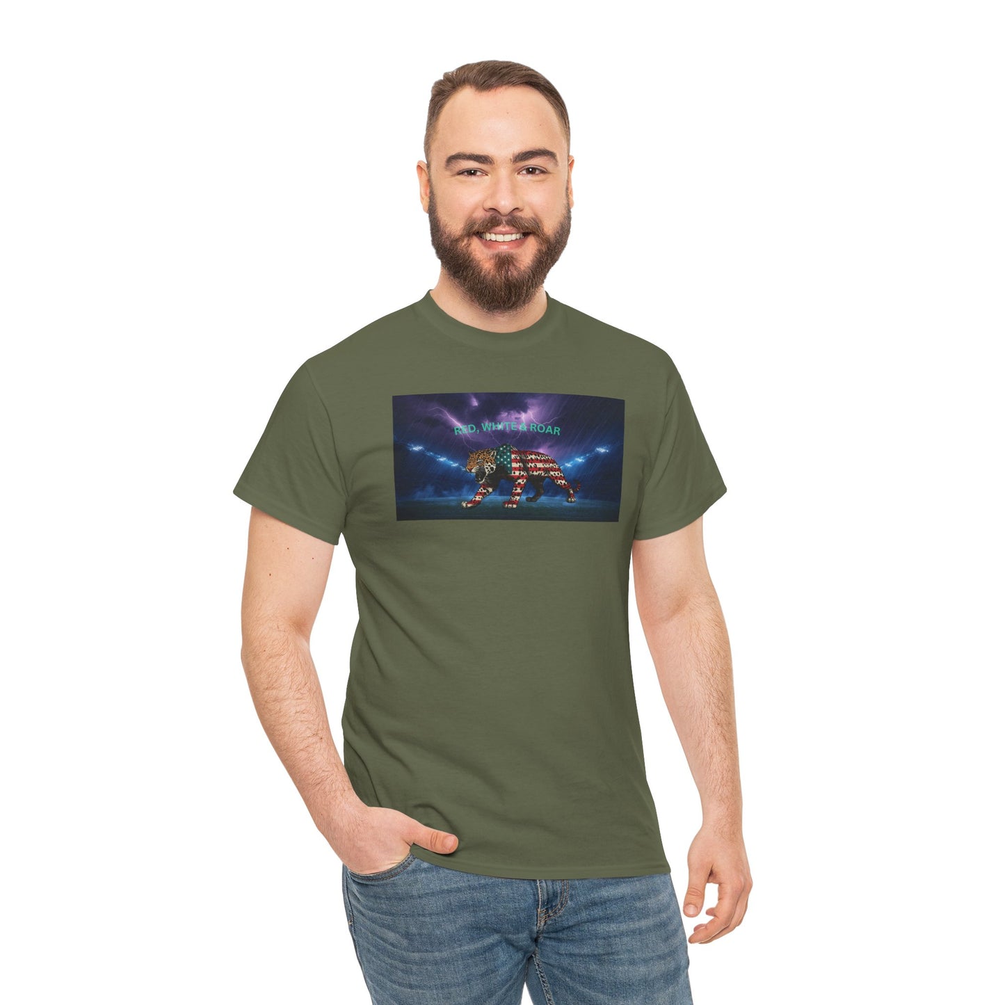 Vibrant Graphic Tee for Animal Lovers | Unisex Cotton T-Shirt, Casual Wear, Unique Gift, Statement Piece, Art-Inspired Apparel
