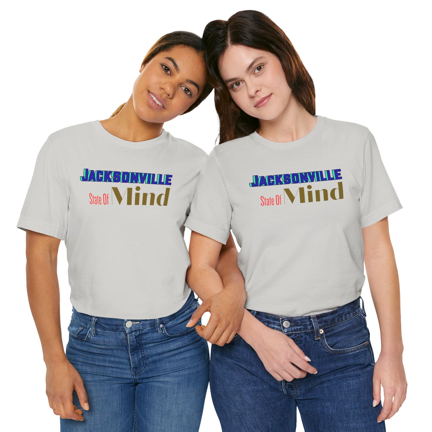 Jacksonville State Of Mind Unisex- BELLA+CANVAS-Tee, Casual Wear, Travel Shirt, Gift for Locals, Florida Pride, Comfortable Everyday Tee