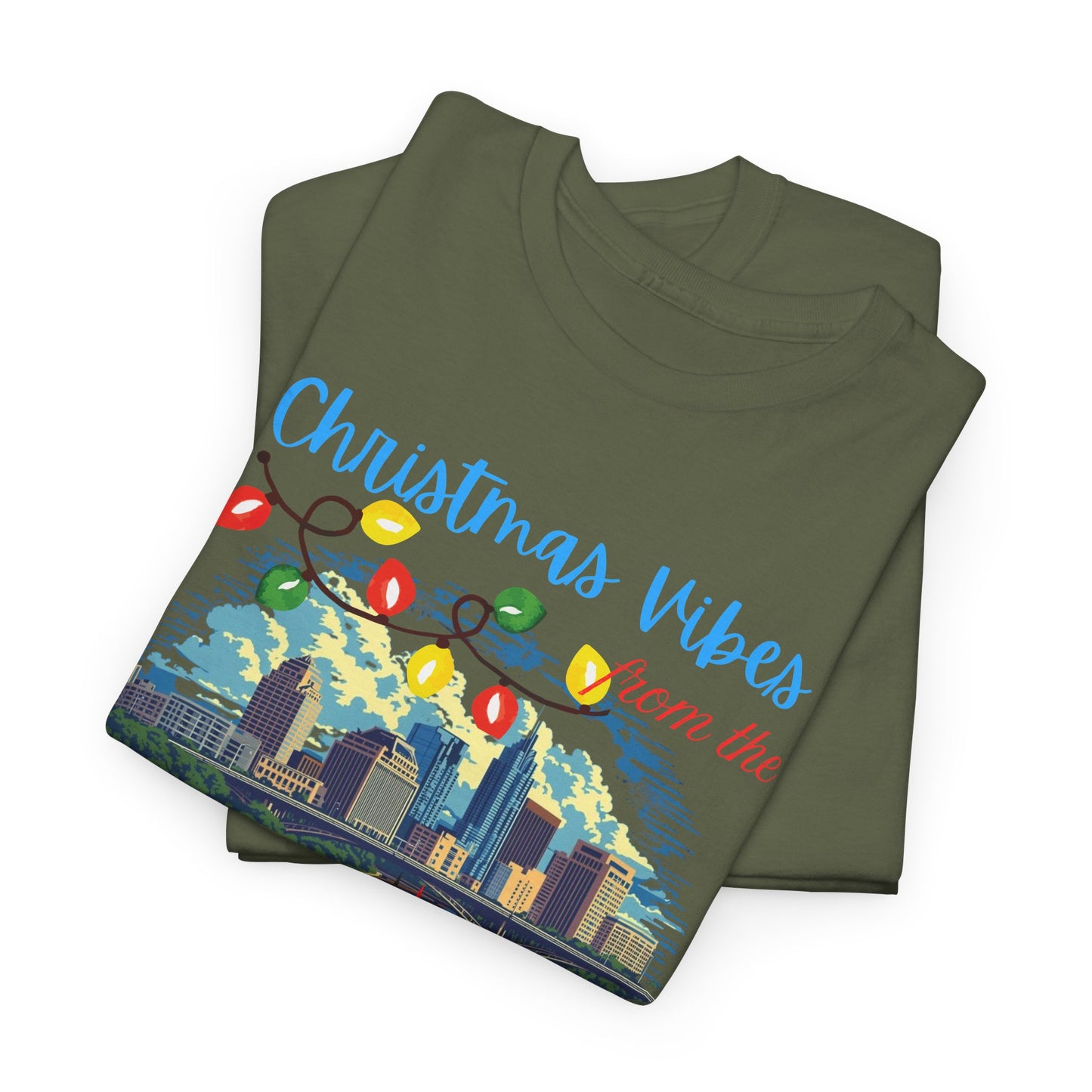 Christmas Vibes River City Tee GILDAN 5000