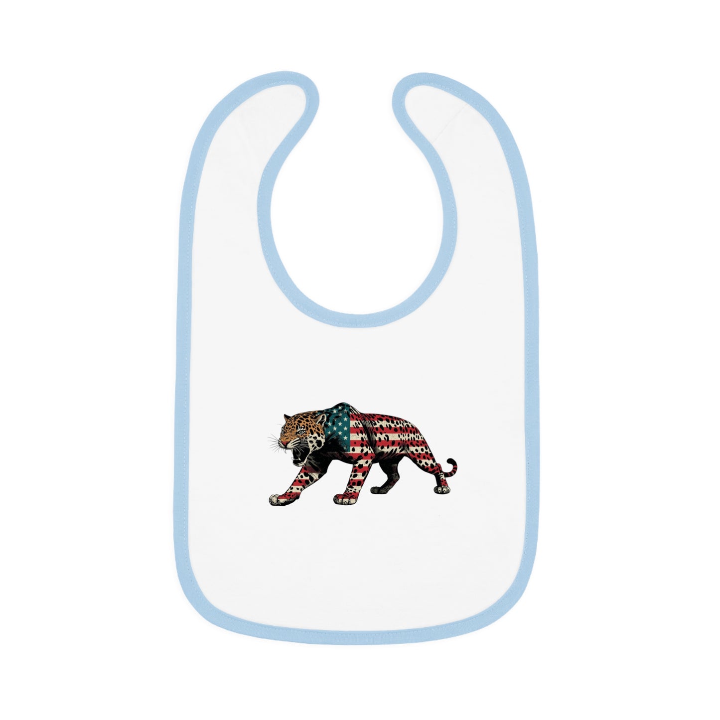 Patriotic Baby Bib, Fun American Flag Bib, Cute Toddler Bib, Baby Shower Gift, Infant Feeding Accessory