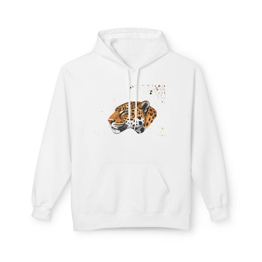 Wildlife-Inspired Gamer Hoodie - Unisex Soft Fleece Sweatshirt, Cat Lover Gift, Video Game Style, Cozy Apparel, Unique Hoodie