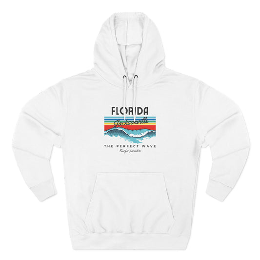 Cozy Florida Wave Hoodie - Perfect for Beach Lovers, Casual Outings, Gifts, Summer Fun, Outdoor Adventures
