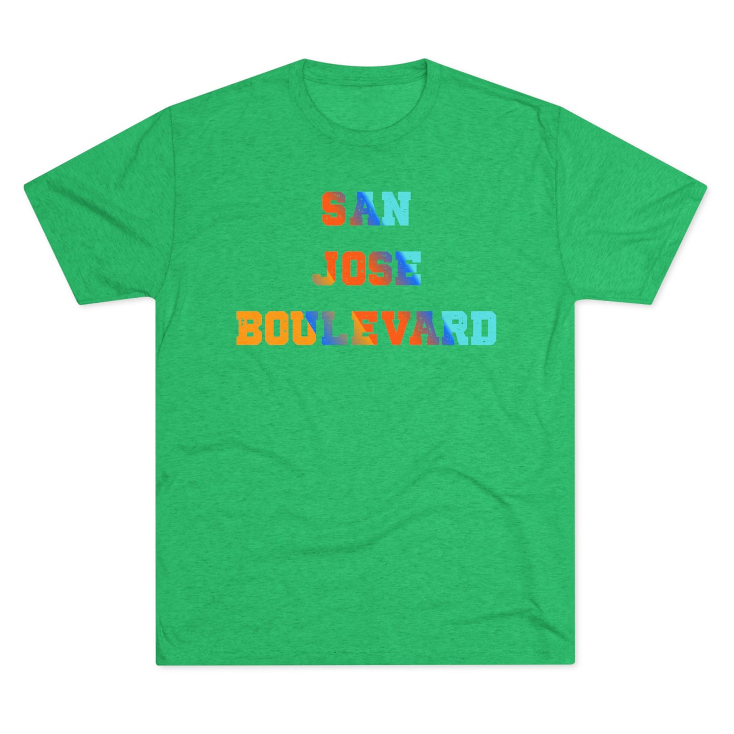 Colorful San Jose Boulevard - Next Level 6010 -Crew Tee for Casual Vibes, Perfect for Summer Outings, Gifts, Relaxed Style, Graphic Tee, Travel Shirt