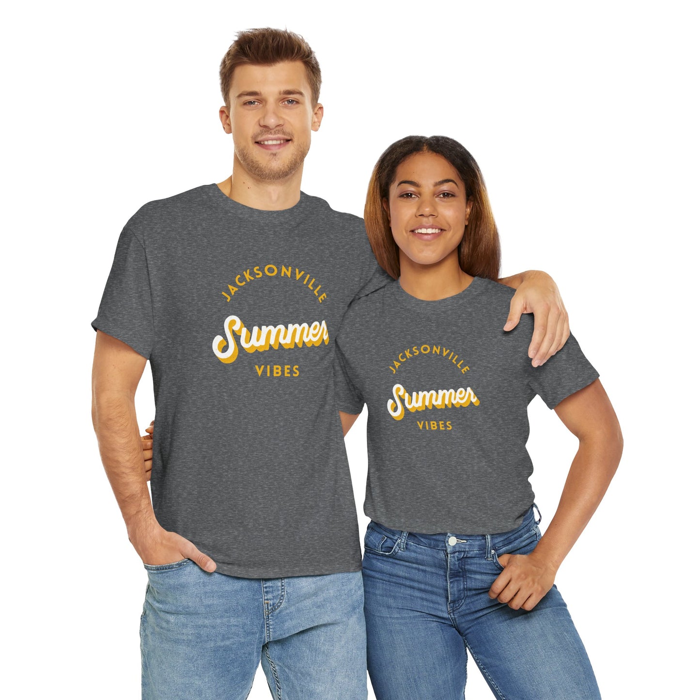 Jacksonville Summer Vibes Tee, Unisex T-Shirt, Casual Summer Fashion, Gift for Beach Lovers, Vacation Outfit, Retro Graphic Tee