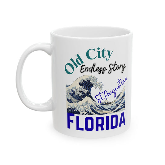 Old City S.Augustine- Florida Ceramic Mug - 11oz & 15oz
