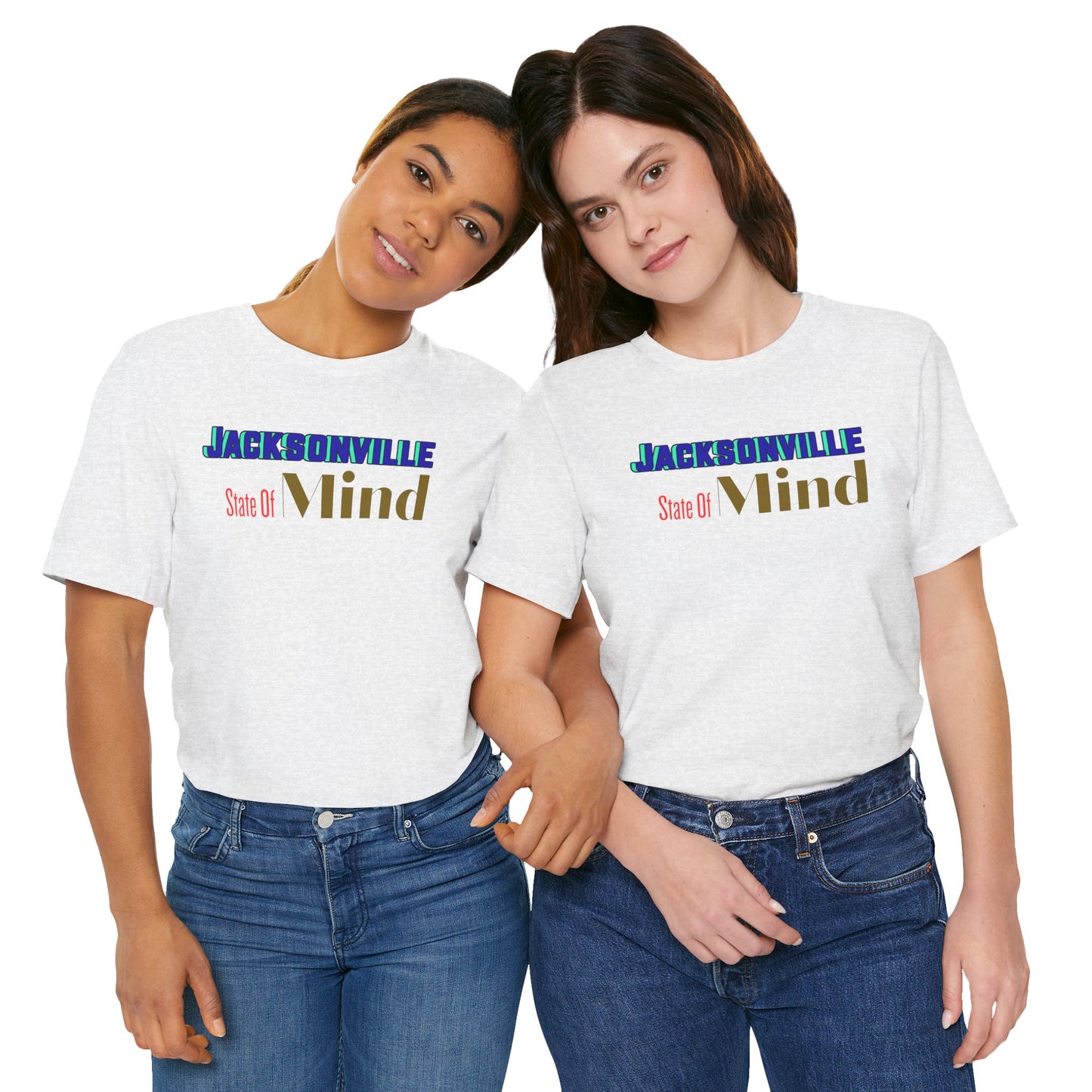 Jacksonville State Of Mind Unisex- BELLA+CANVAS-Tee, Casual Wear, Travel Shirt, Gift for Locals, Florida Pride, Comfortable Everyday Tee