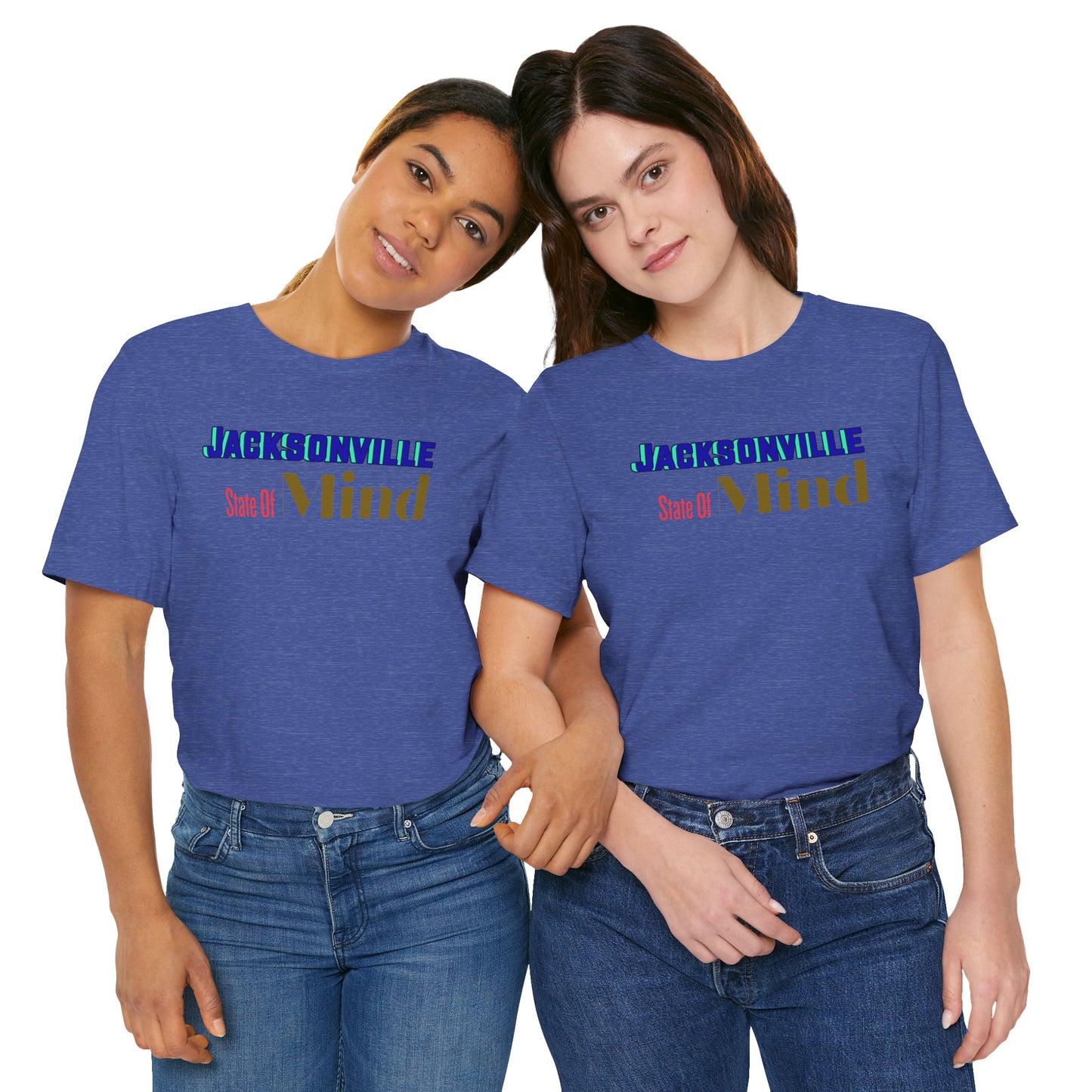 Jacksonville State Of Mind Unisex- BELLA+CANVAS-Tee, Casual Wear, Travel Shirt, Gift for Locals, Florida Pride, Comfortable Everyday Tee