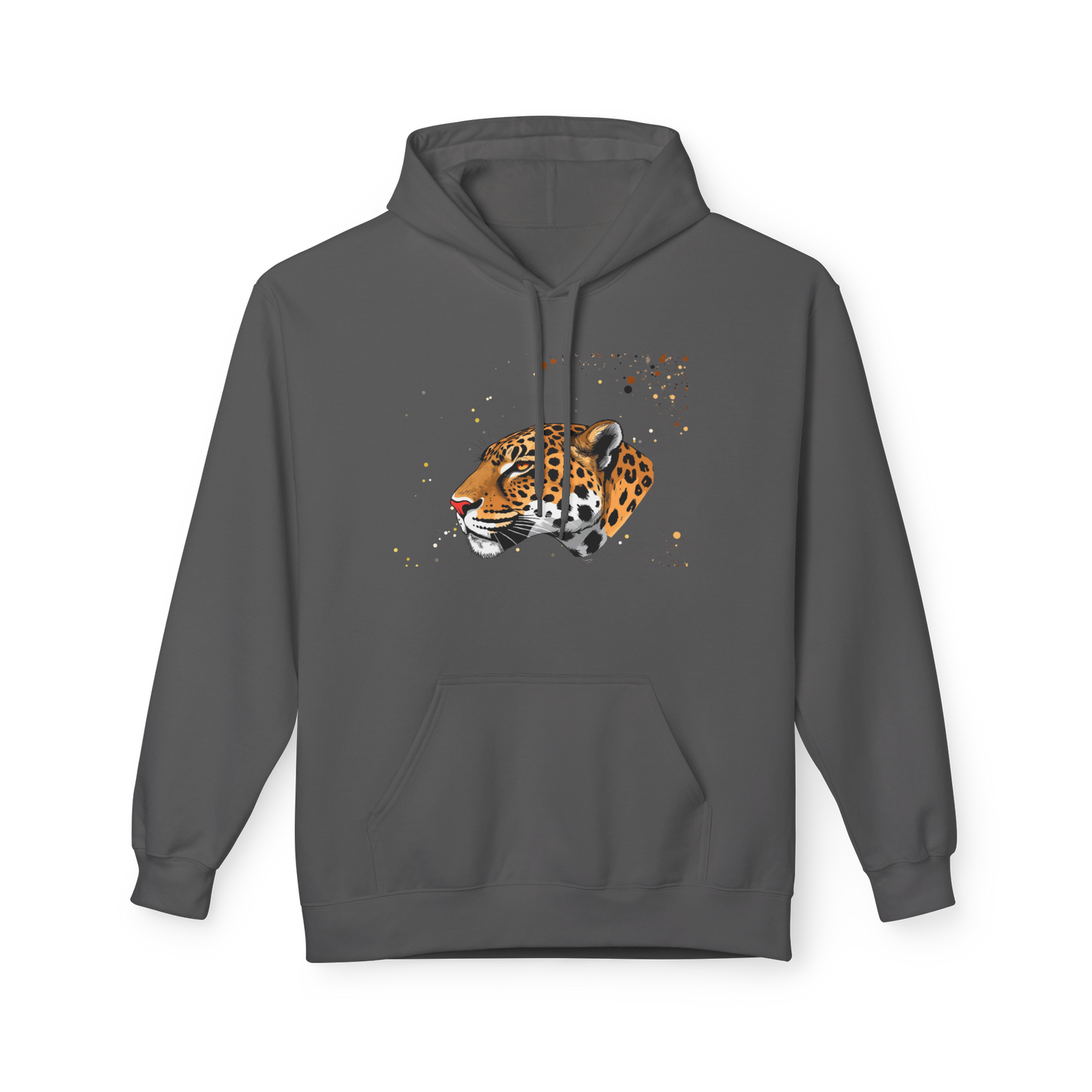 Wildlife-Inspired Gamer Hoodie - Unisex Soft Fleece Sweatshirt, Cat Lover Gift, Video Game Style, Cozy Apparel, Unique Hoodie