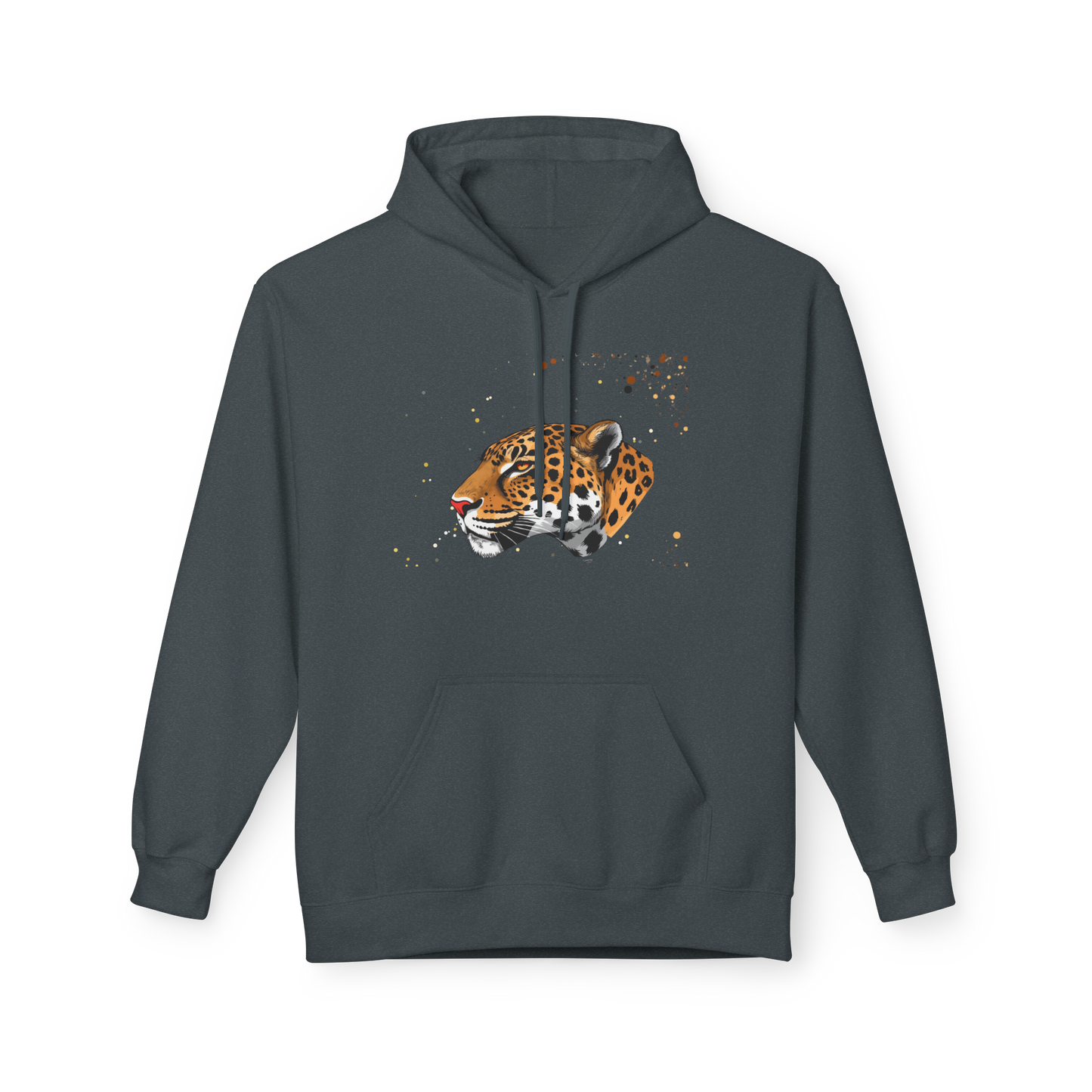 Wildlife-Inspired Gamer Hoodie - Unisex Soft Fleece Sweatshirt, Cat Lover Gift, Video Game Style, Cozy Apparel, Unique Hoodie
