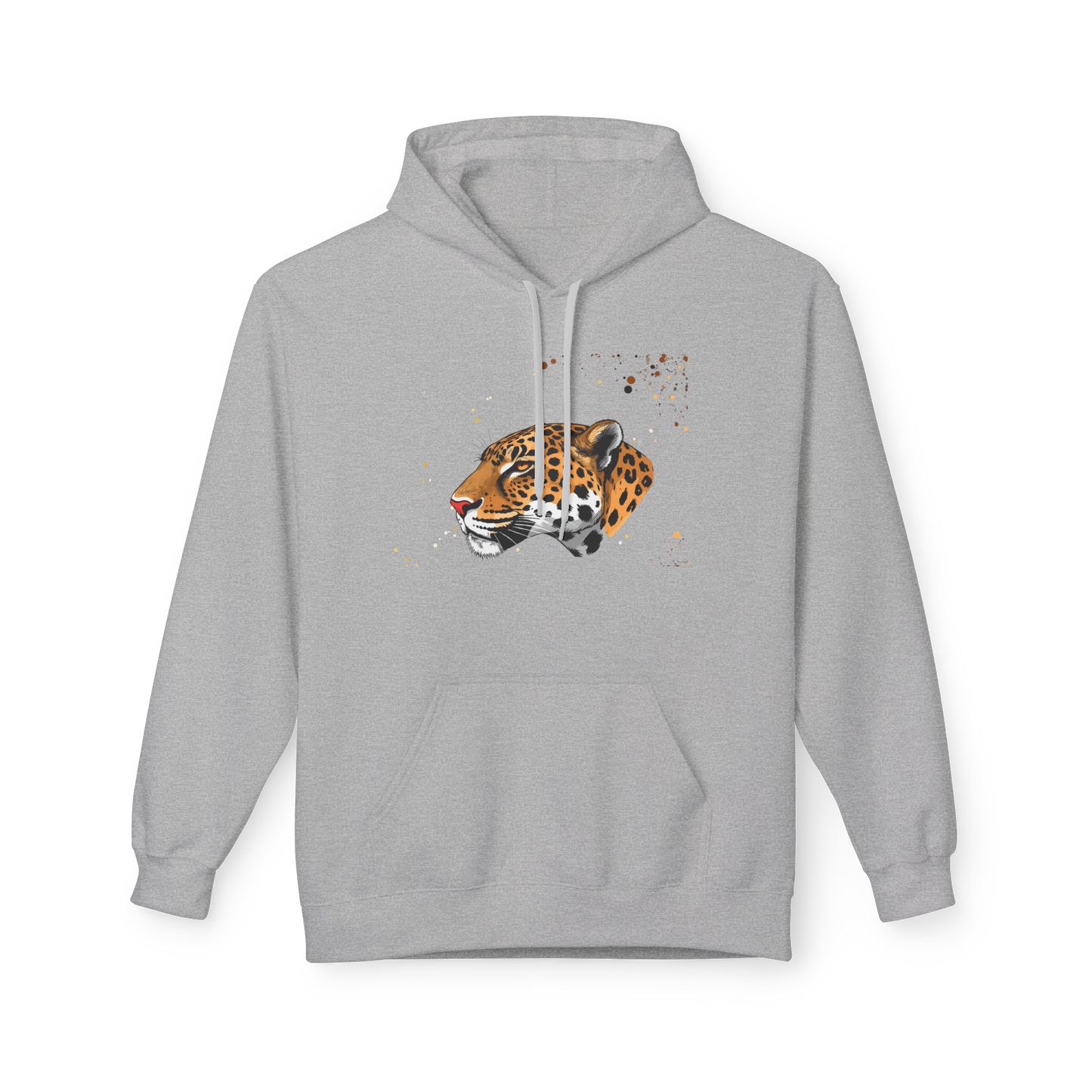 Wildlife-Inspired Gamer Hoodie - Unisex Soft Fleece Sweatshirt, Cat Lover Gift, Video Game Style, Cozy Apparel, Unique Hoodie